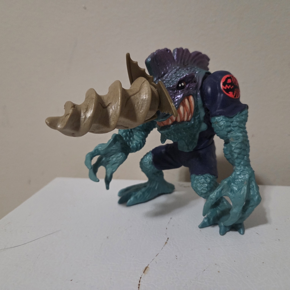 Vintage 1994 Slash Street Sharks Action Figure Drill Nose Street Wise
